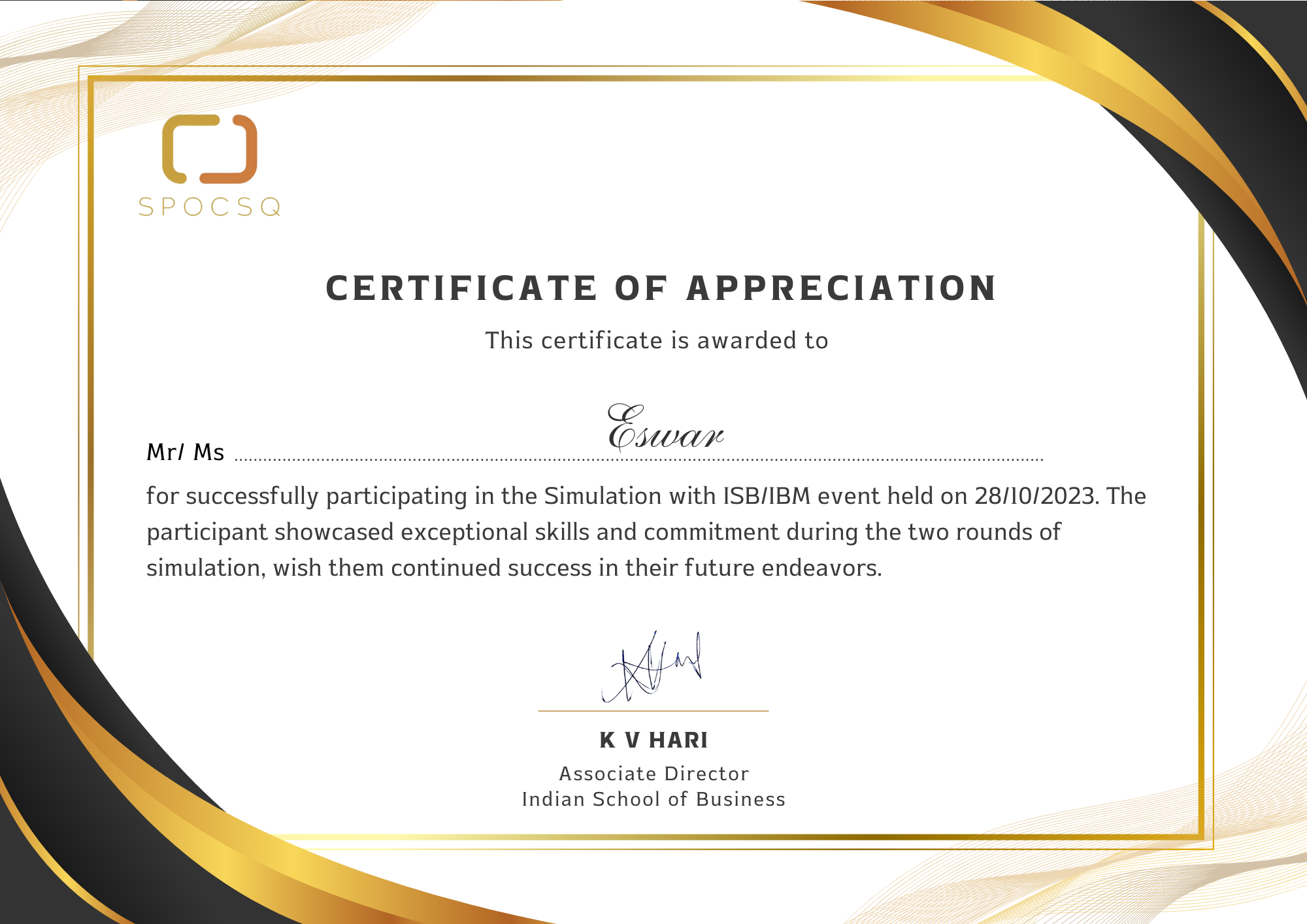 Eswar_ISB_IBM