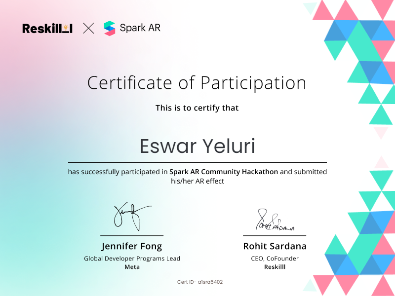 Reskilll-Certificate